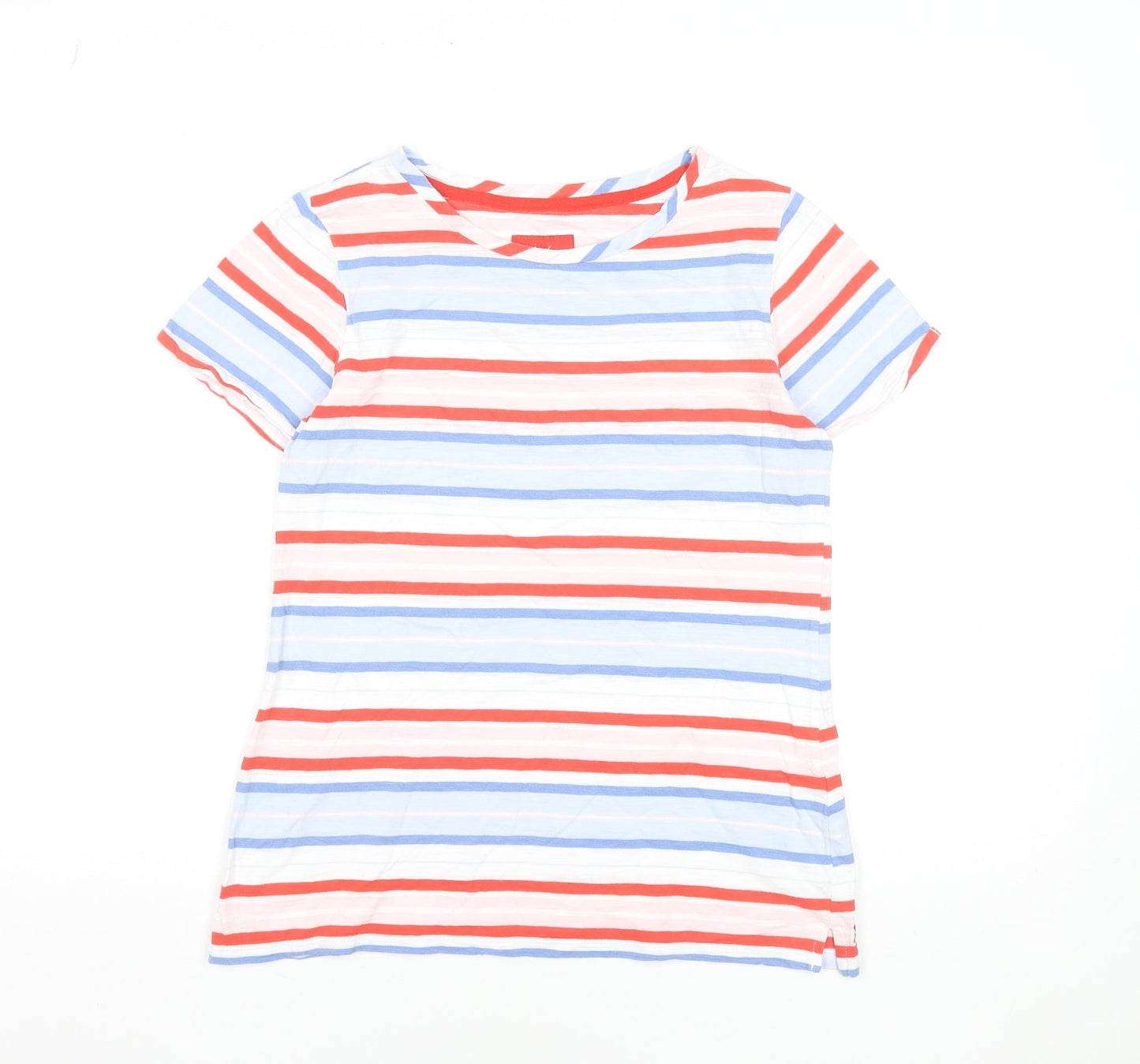 Joules Women’s Multicoloured Striped Cotton T-Shirt Size 10