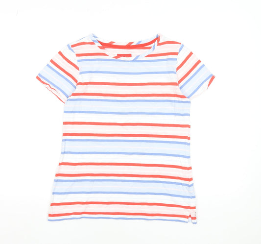 Joules Women’s Multicoloured Striped Cotton T-Shirt Size 10