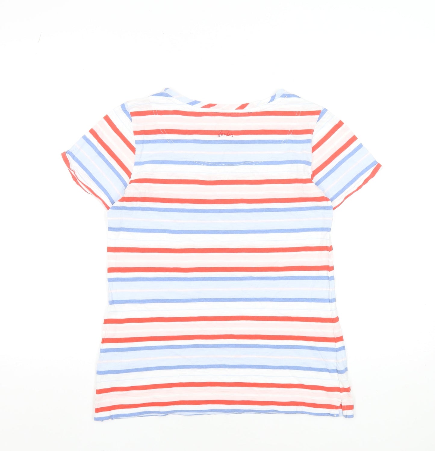 Joules Women’s Multicoloured Striped Cotton T-Shirt Size 10