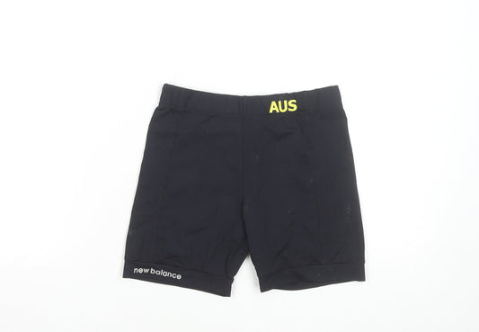 New Balance Women Black S Compression Activewear Shorts