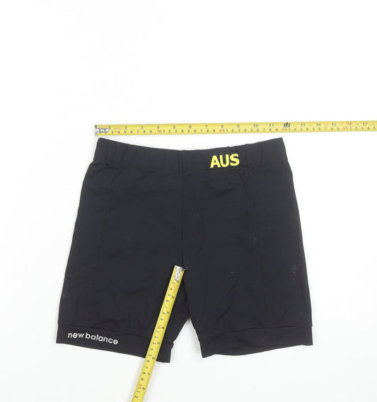 New Balance Women Black S Compression Activewear Shorts