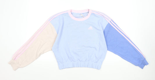 Adidas Women’s Multicoloured XS Crew Neck Pullover Sweatshirt