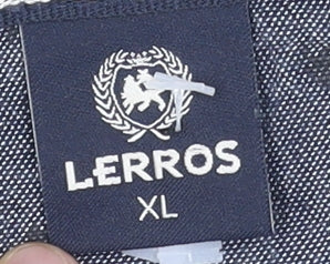 Lerros Men's Green XL Cotton Polo Shirt Short Sleeve Casual