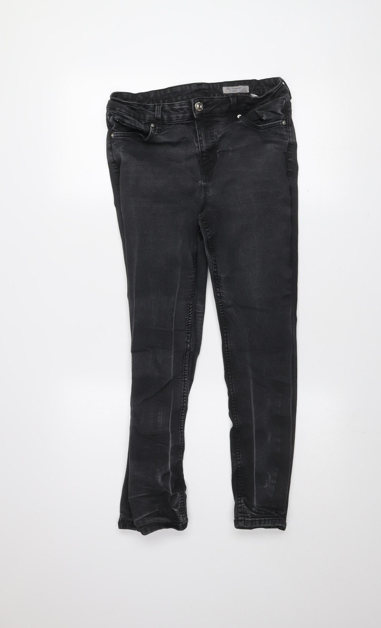 Marks and Spencer Women’s Black Skinny Jeans Size 14 Short Stretch Denim