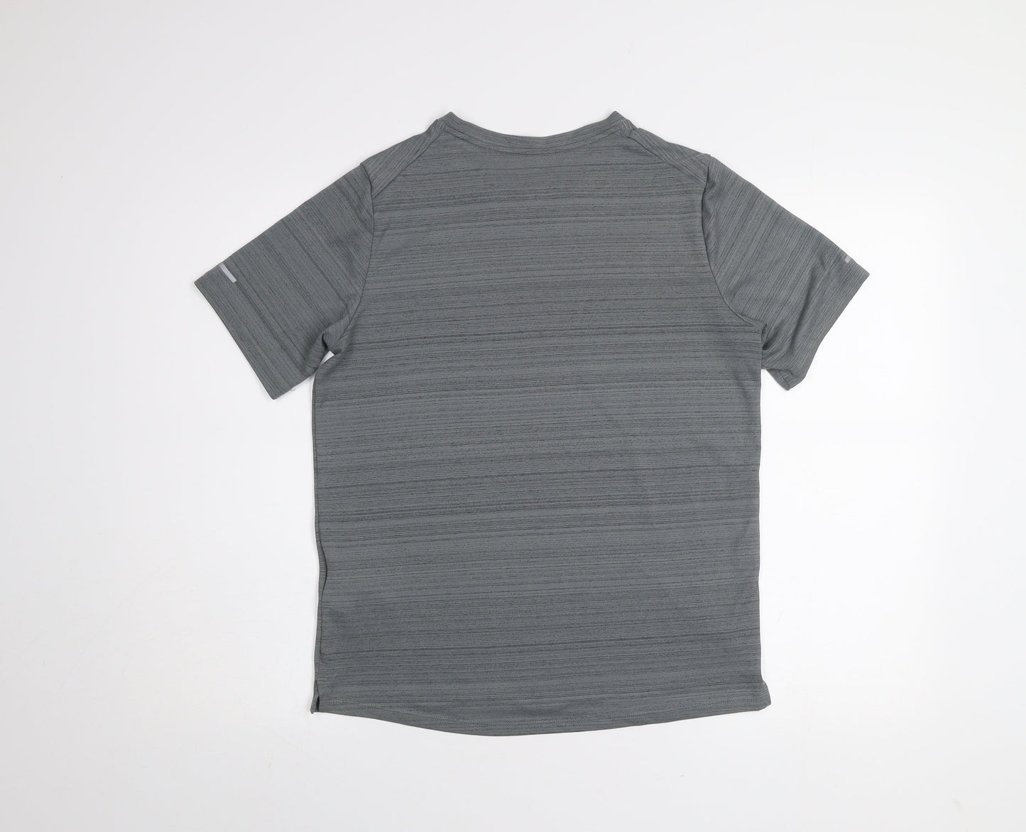 Nike Men's Grey XL Dri-Fit Running T-Shirt Lightweight Activewear Top