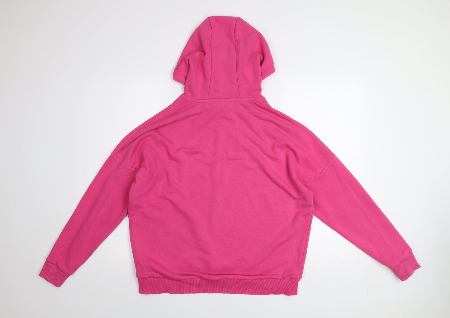 Fila Women’s Pink Pullover Hoodie Medium Cotton Blend Casual