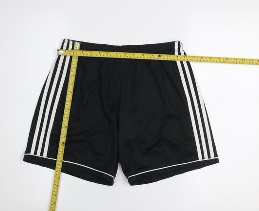 Adidas Womens Black Size 12 Athletic Shorts Climalite Quick Dry