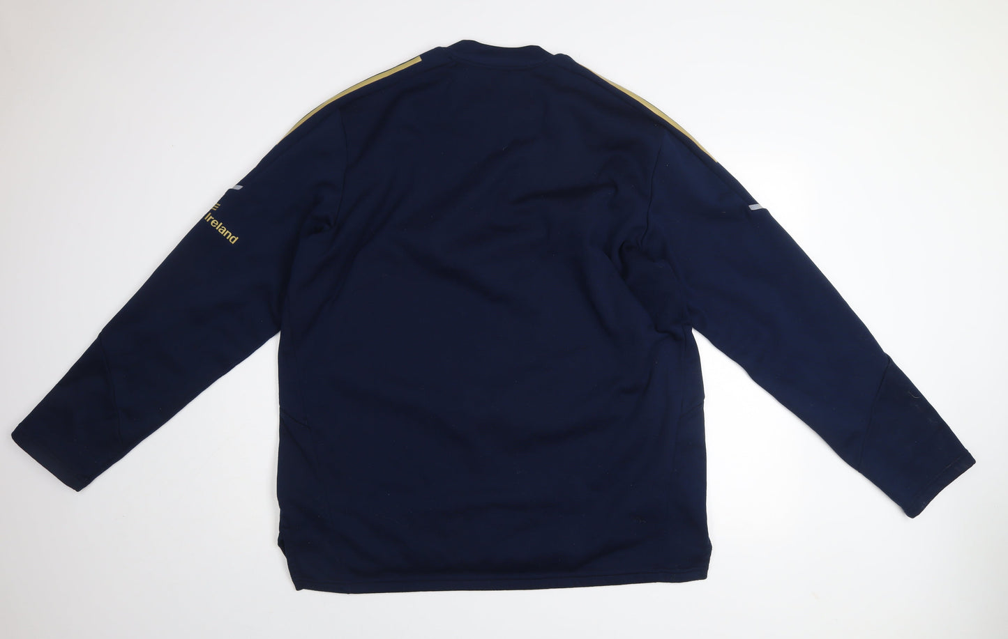 Adidas Men’s Blue XL 1/4 Zip Leinster Rugby Sweatshirt