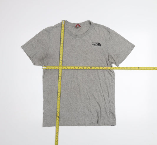 The North Face Men's Grey Small Graphic Outdoor T-Shirt