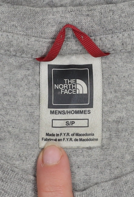 The North Face Men's Grey Small Graphic Outdoor T-Shirt