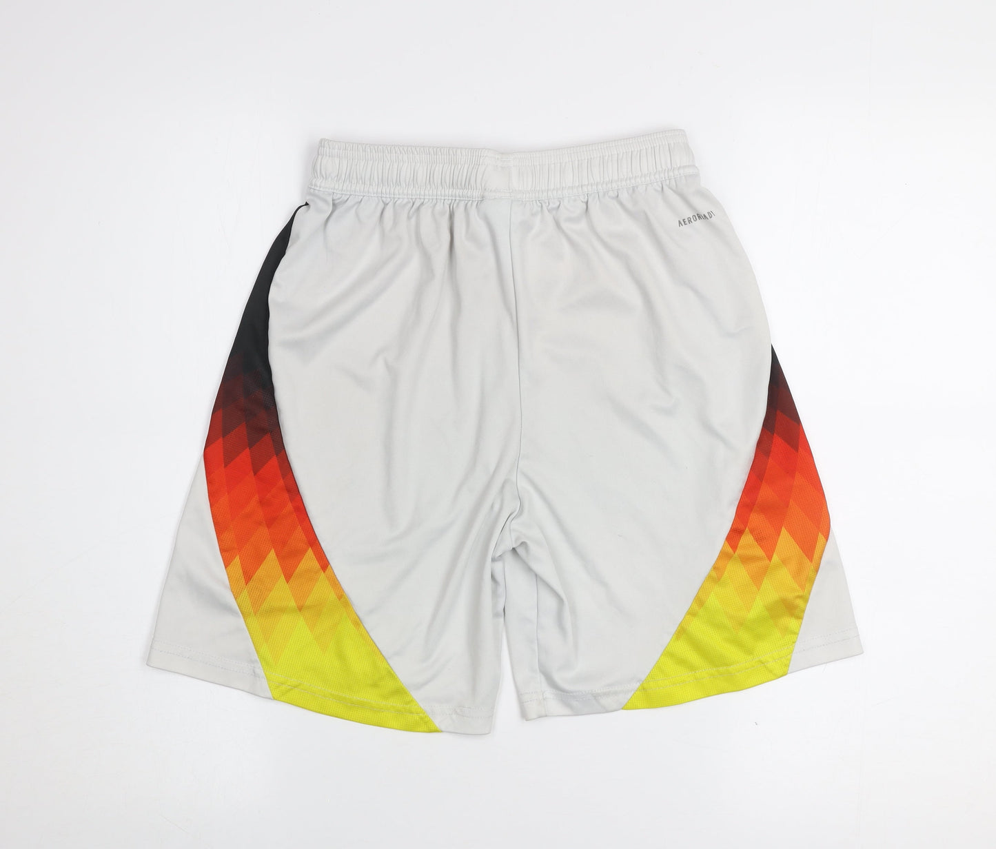 Adidas Men's Grey Football Training Shorts S Polyester