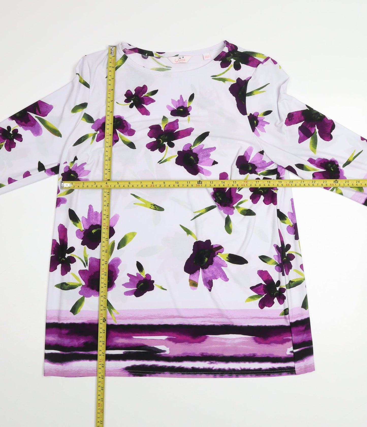 Julipa Women’s Multicoloured Floral Shift Dress Size 18