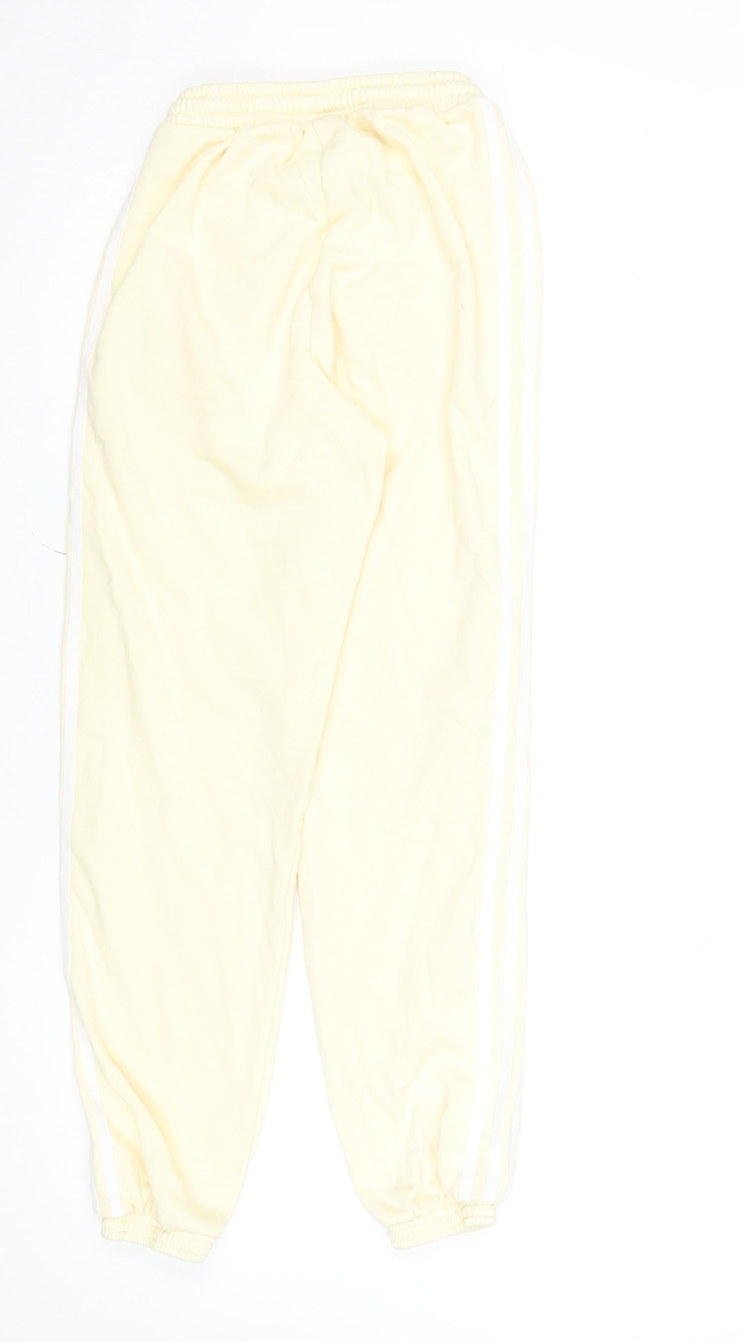 adidas Women's Beige Jogger Trousers Size 4 Cotton Blend