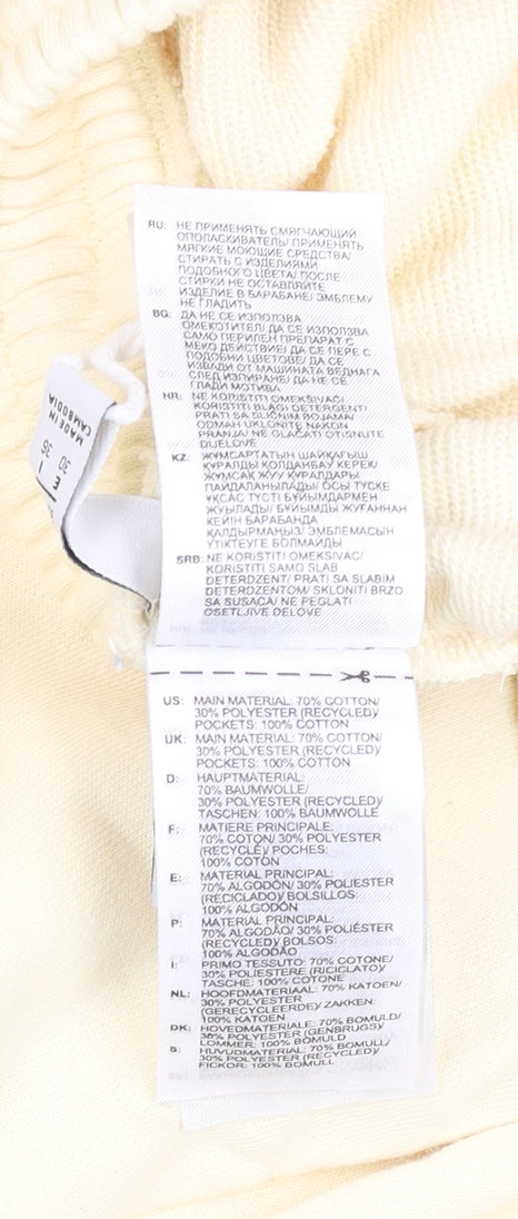 adidas Women's Beige Jogger Trousers Size 4 Cotton Blend