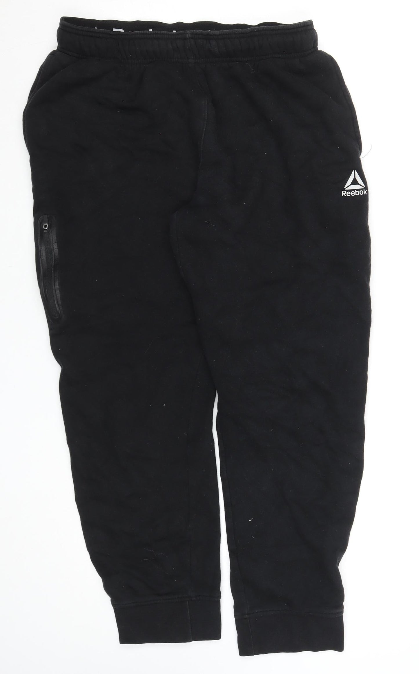 Reebok Men's Black L Jogger Sweatpants Cotton Blend Activewear