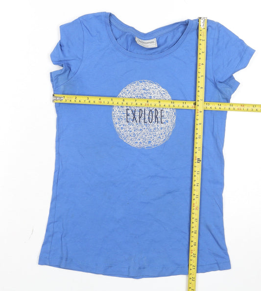 Craghoppers Women's Blue Explore Cotton T-Shirt Size 8