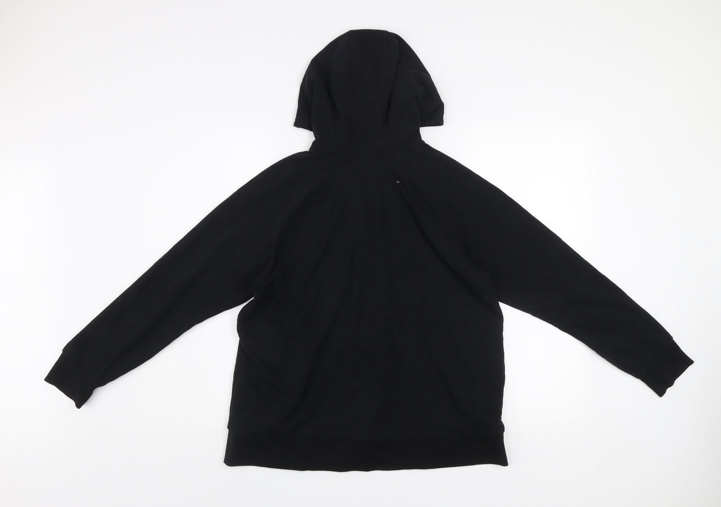H&M Men's Black Regular Fit Full Zip Hooded Activewear Jacket Size L