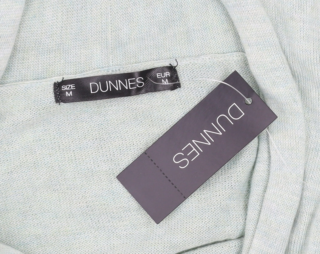 Dunnes Women’s Light Green Knit Long Sleeve Open Cardigan Size 12