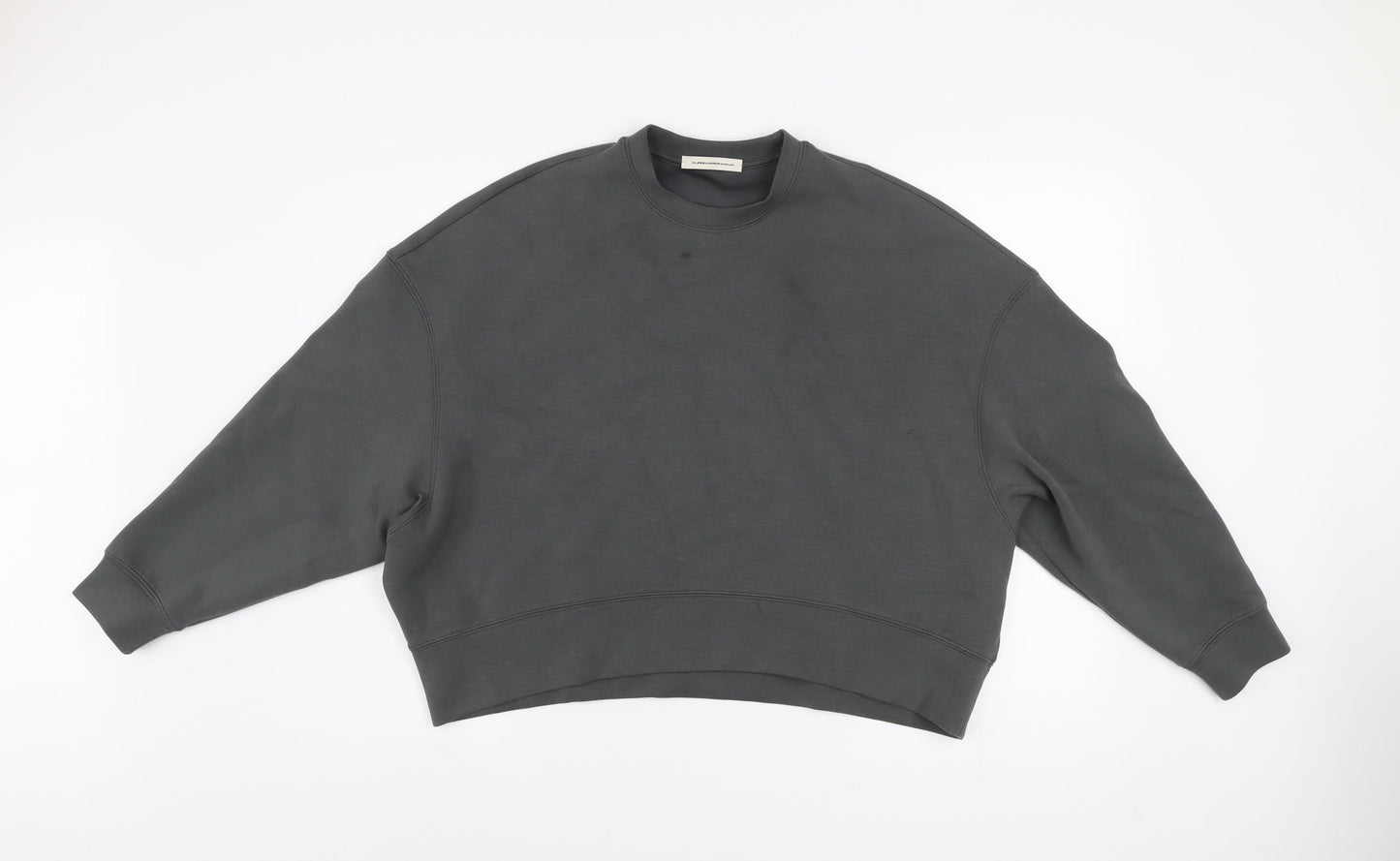 Alessandro Paccuci Womens Grey Pullover Sweatshirt Size 10 Relaxed Fit