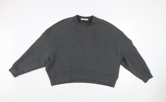 Alessandro Paccuci Womens Grey Pullover Sweatshirt Size 10 Relaxed Fit