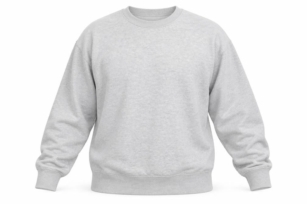 Topman Men's Grey Crew Neck Pullover Sweatshirt Size M Regular Fit
