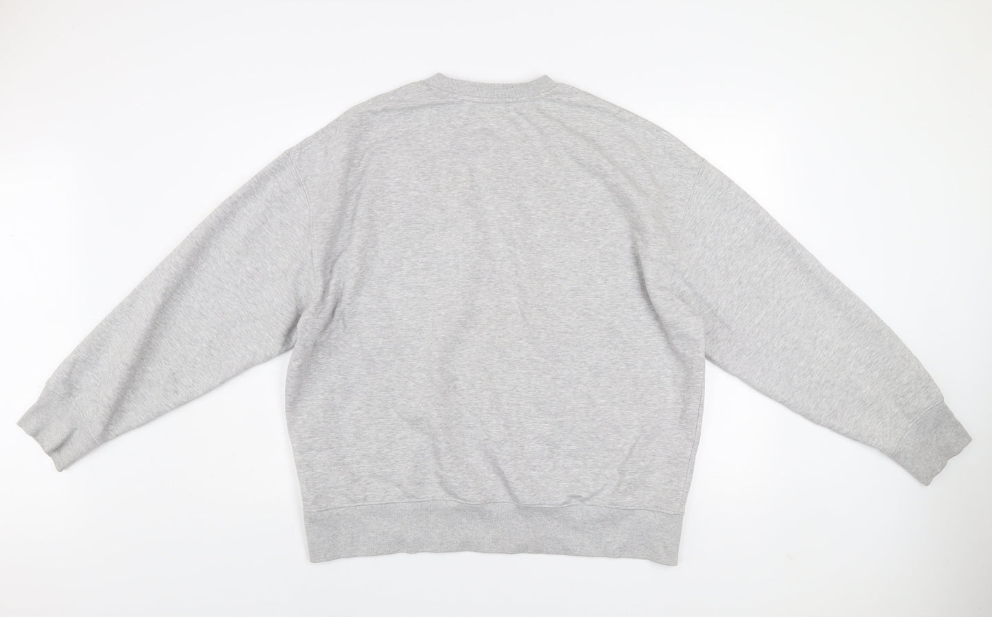 Topman Men's Grey Crew Neck Pullover Sweatshirt Size M Regular Fit