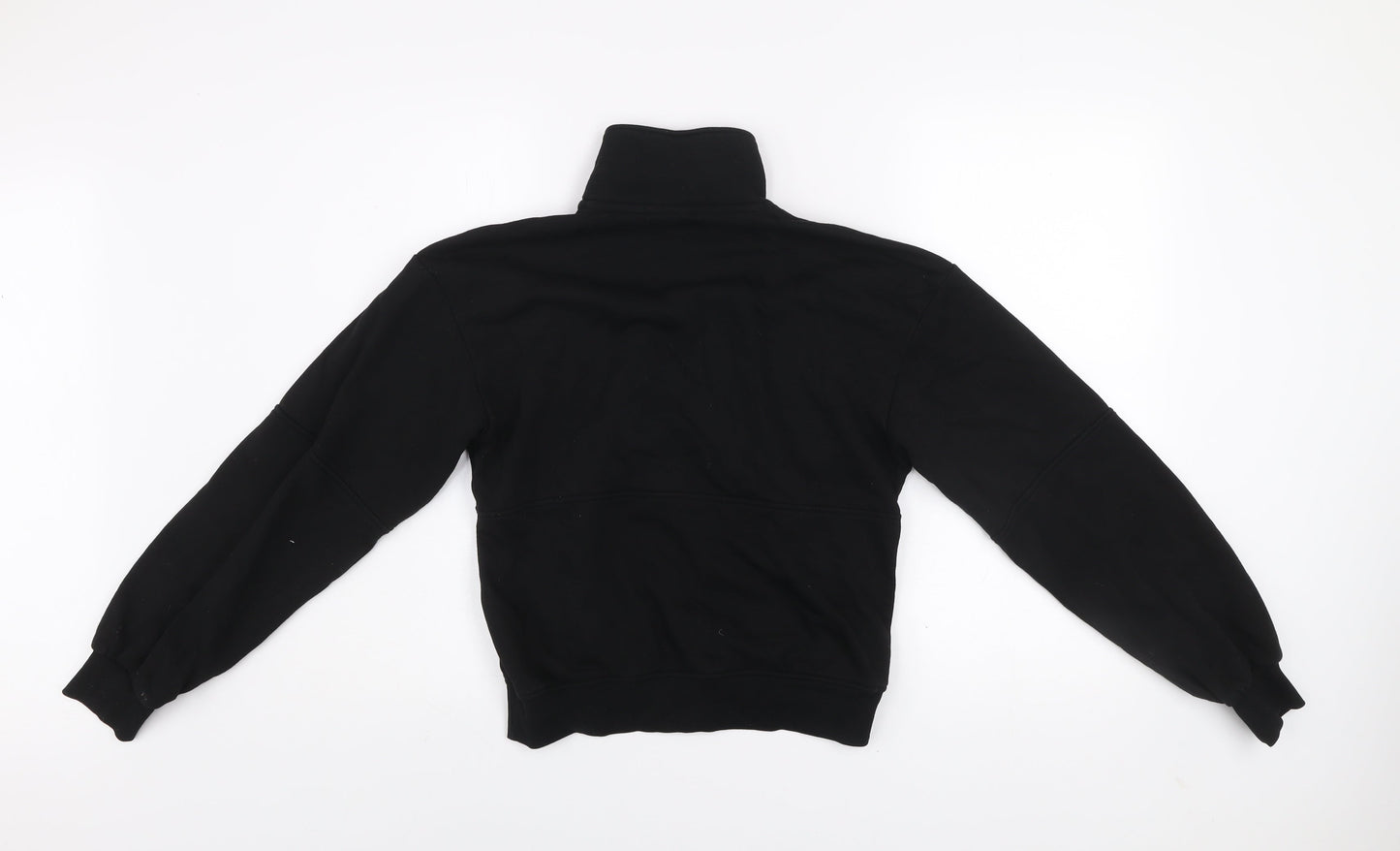 H&M Divided Women’s Black 1/2 Zip High Neck Pullover Sweatshirt XXS