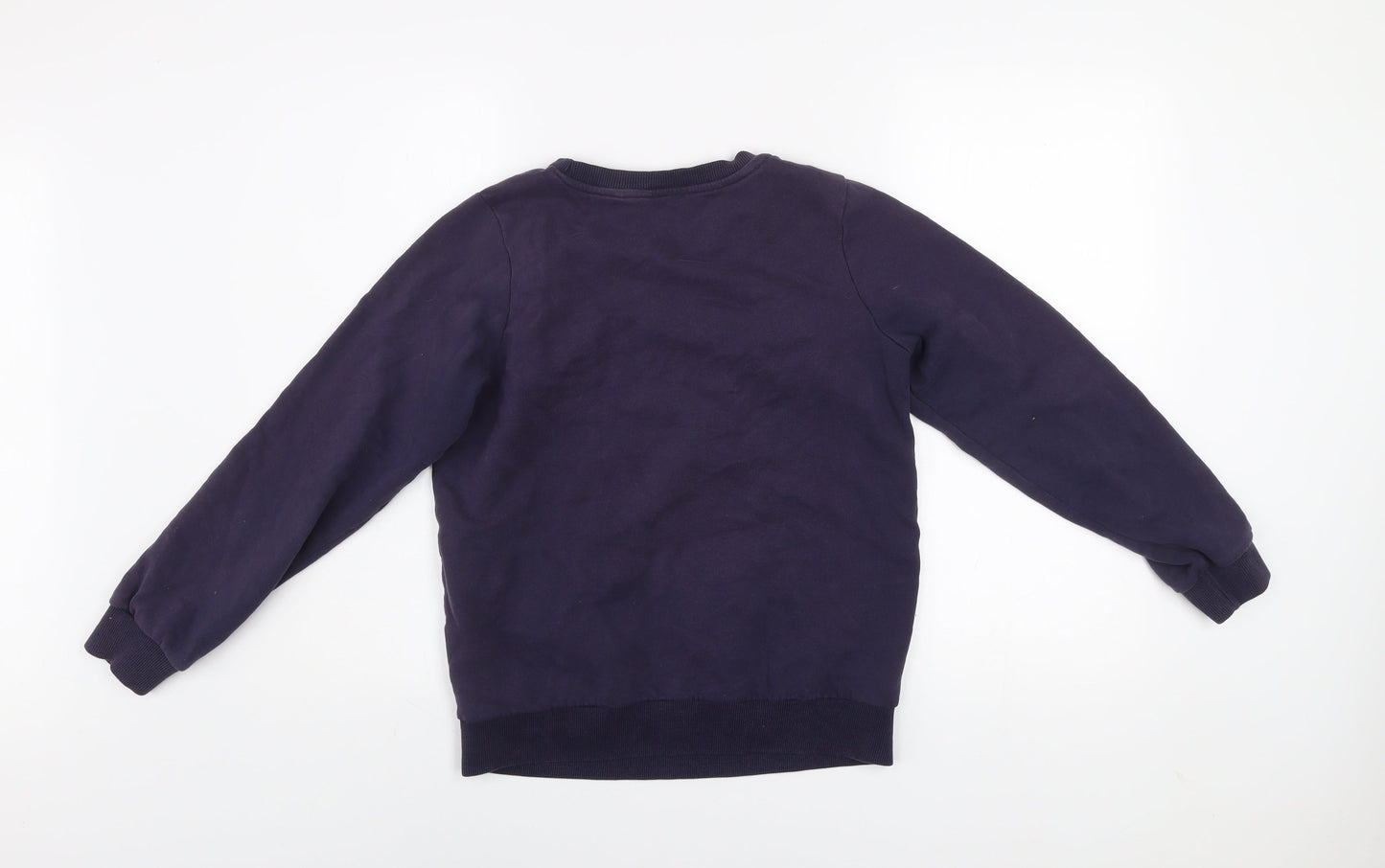 Next Women Navy Blue Newquay 1982 Pullover Sweatshirt XS Cotton Blend