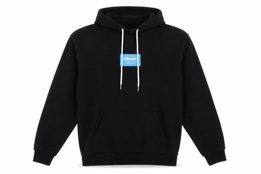 Mens UK M Regular ellesse Black Pullover Hoodie