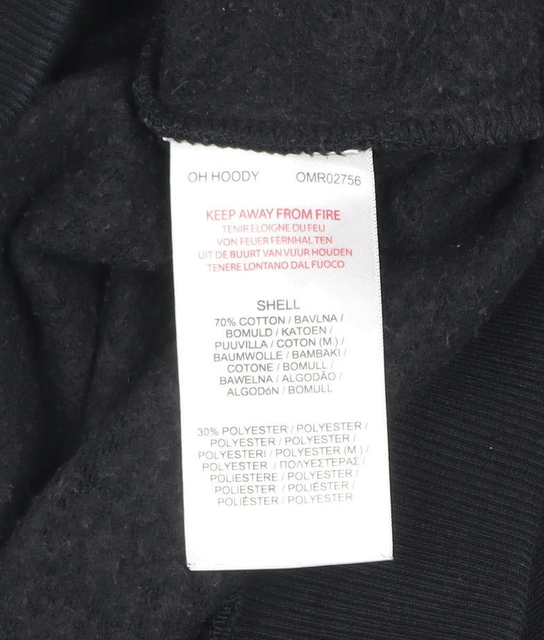 Ellesse Men's Black Pullover Hoodie Size M Regular Fit Sweatshirt