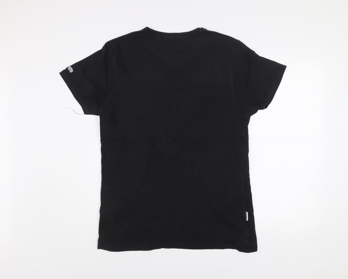 Lambretta Men's Black Paisley Target Graphic T-Shirt - Size L