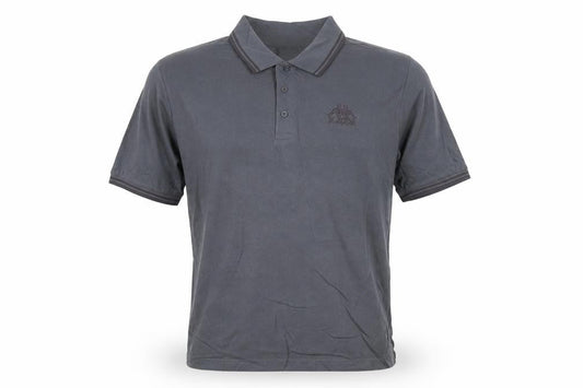 Kappa Men’s Grey Short Sleeve Polo Shirt XL Cotton Casual