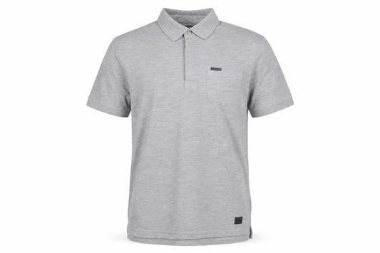 Firetrap Blackseal Men's Grey Polo Shirt Size L Short Sleeve Casual