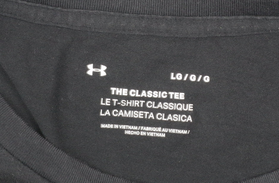 Under Armour Men’s Black L Classic Sports Graphic T-Shirt