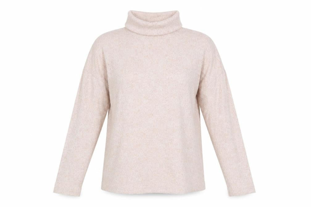 Womens UK S Regular FatFace Beige Pullover Tight-Knit
