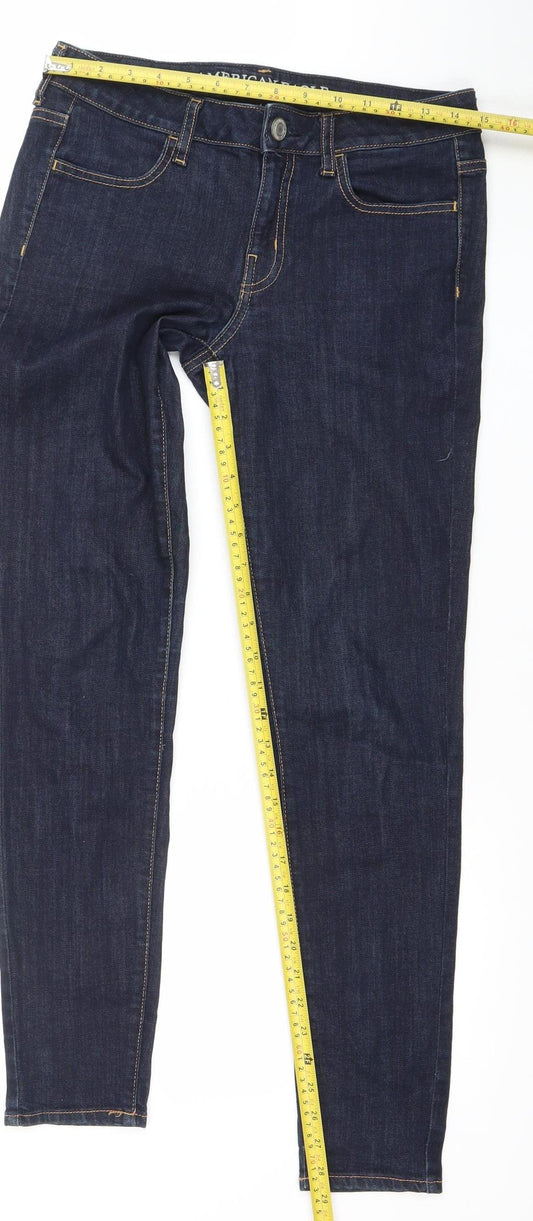 American Eagle Outfitters Women's Blue Size 8 Skinny Stretch Jeans