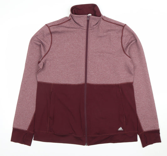 Adidas Men's Red XL Full Zip Training Sweatshirt