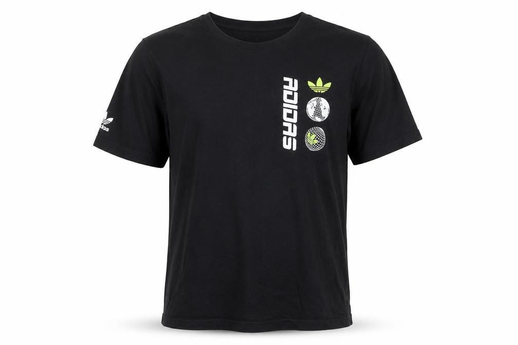 Mens UK Size M adidas Black  Cotton T-Shirt
