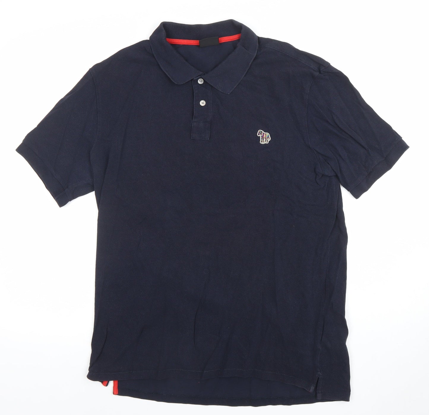 Paul Smith PS Men's Blue Cotton Polo Shirt Size L Regular Fit