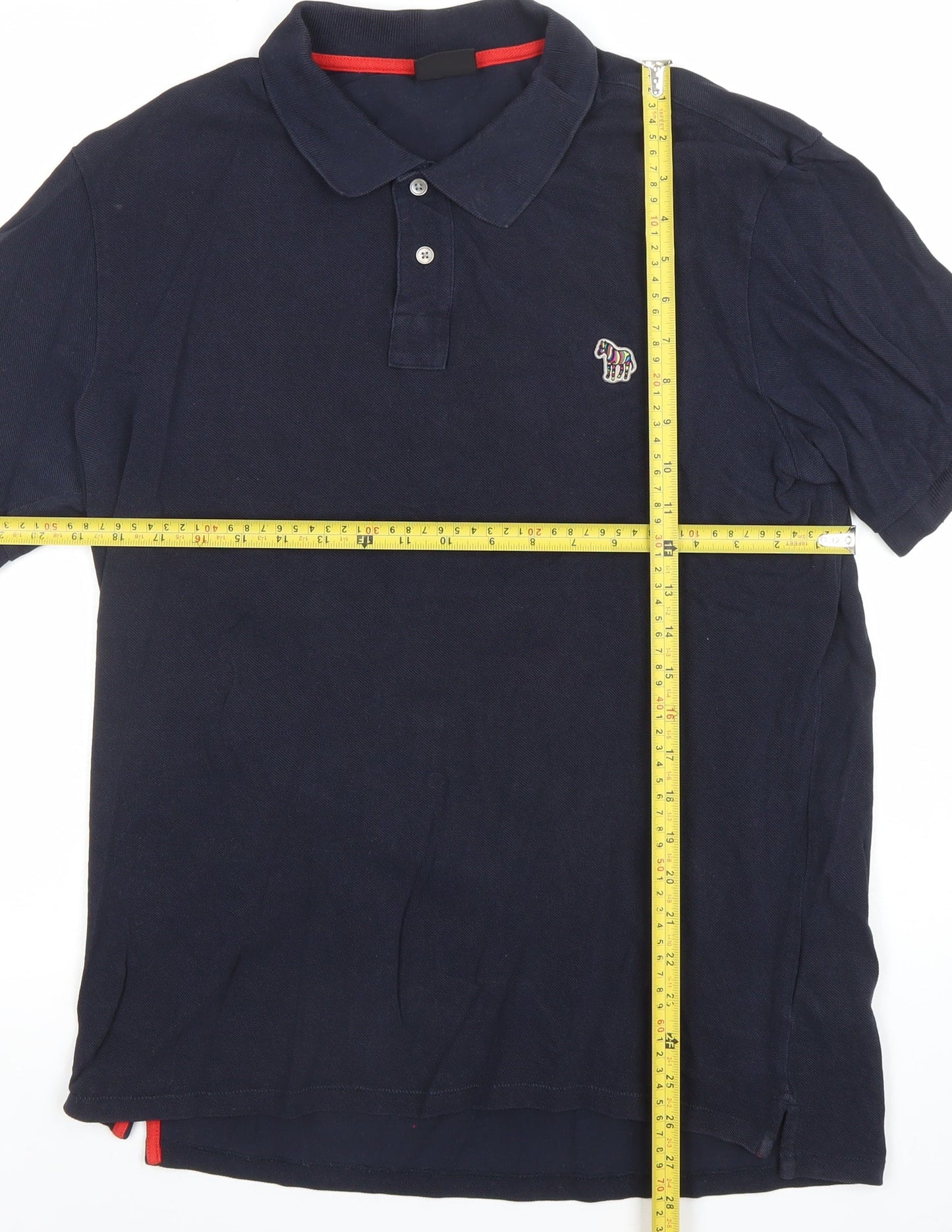 Paul Smith PS Men's Blue Cotton Polo Shirt Size L Regular Fit