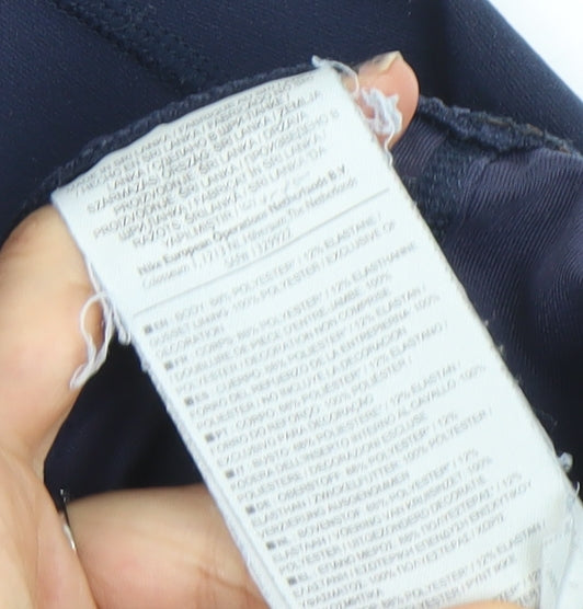 Nike Women’s Blue Dri-FIT Capri Leggings Size M Moisture Wicking