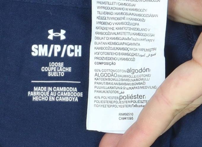 Under Armour Men's Navy Loose Fit Short Sleeve T-Shirt Size S