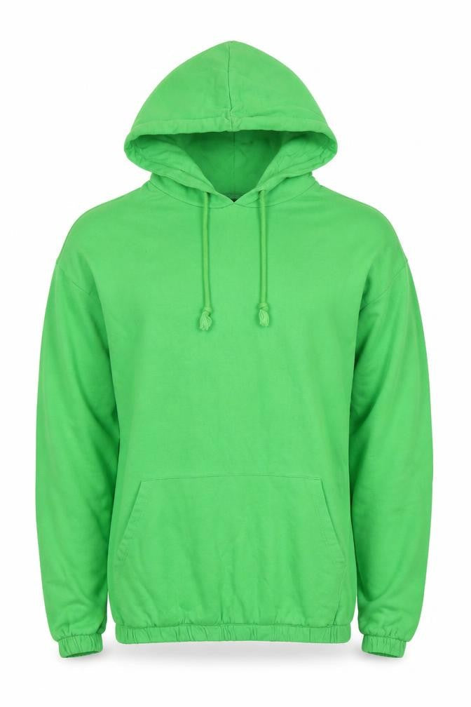 ASOS DESIGN Men's Green Pullover Hoodie Size S Regular Fit Fleece