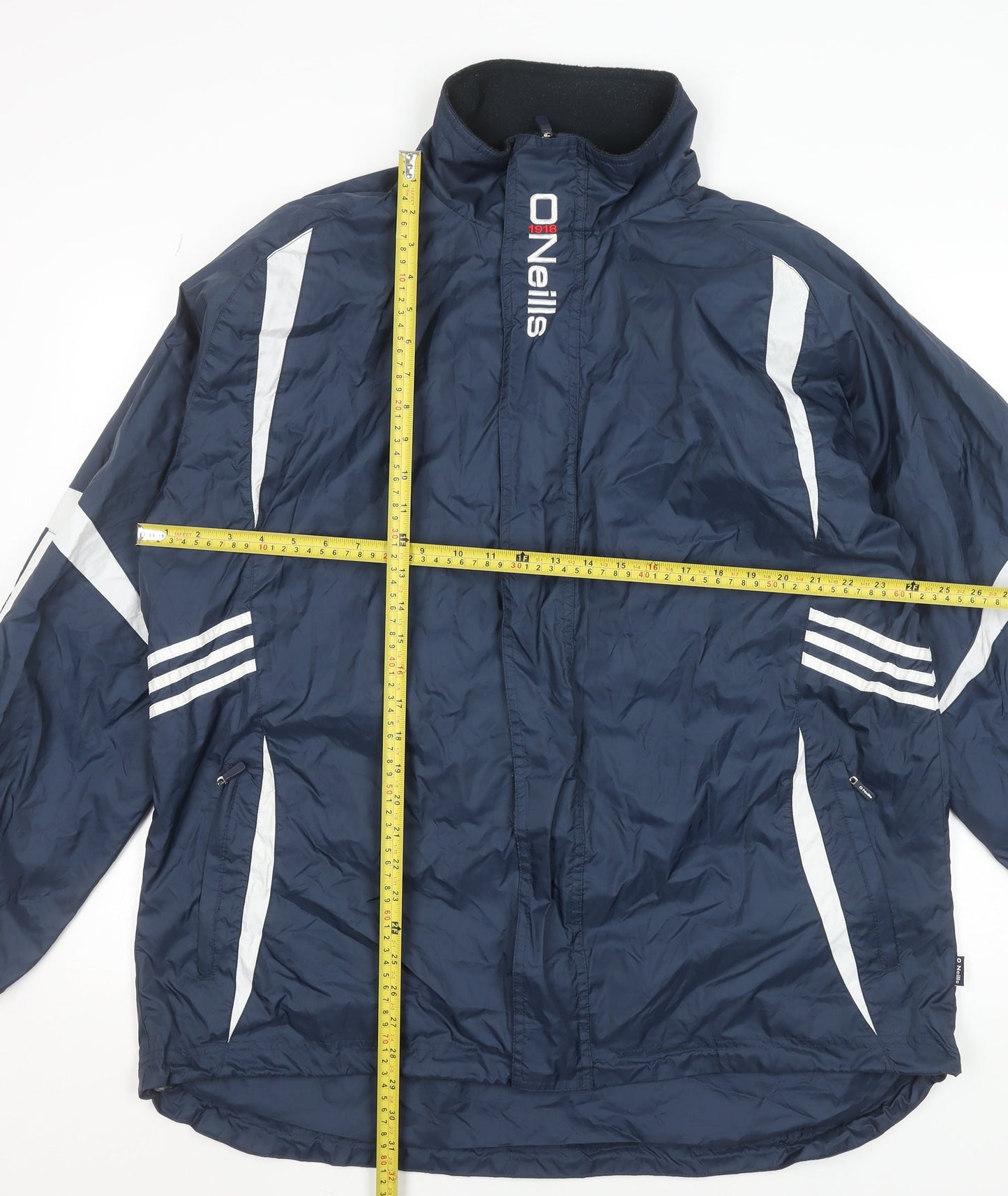 O Neills Men's Blue XL Windbreaker Jacket Lightweight Sports Coat
