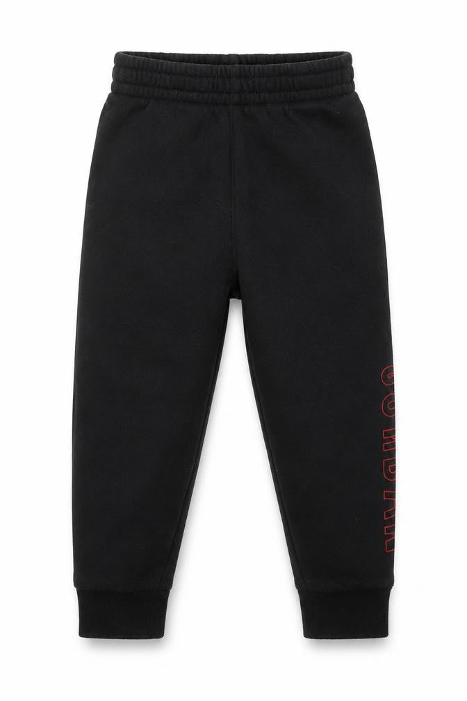 Jordan Boys Black Joggers 24M Cotton Blend Elastic Waist Sweatpants