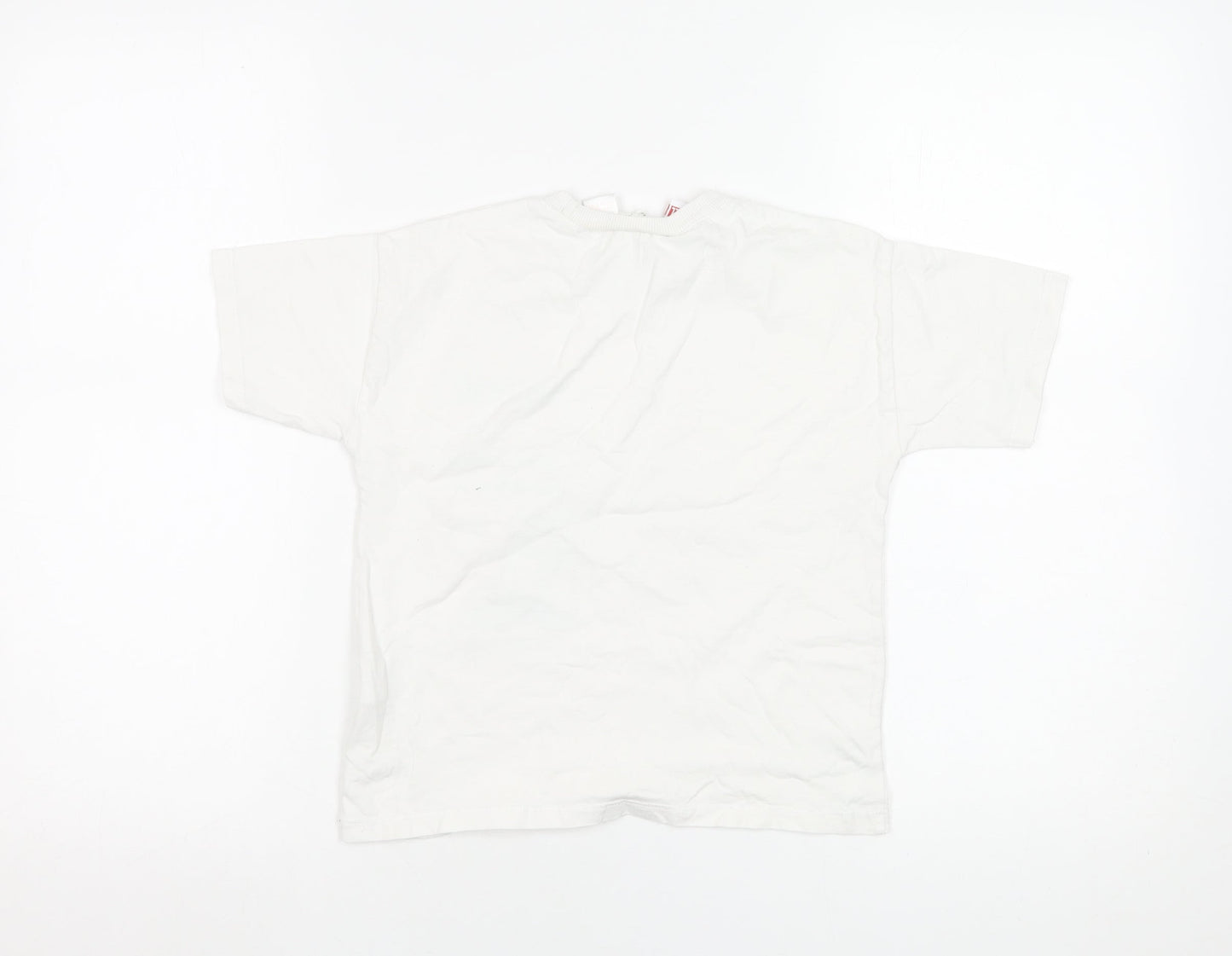 Zara Boys White Marvel Captain America Graphic T-Shirt 6 Years