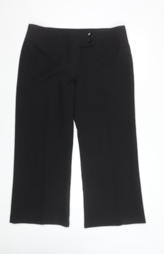 Savida for Dunnes Women’s Black Size 16 Wide-Leg Trousers