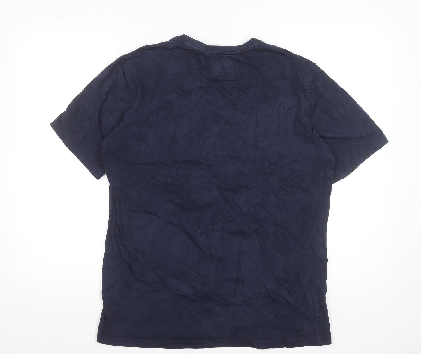 Castore Men's Blue Medium Crew Neck Stretch Performance T-Shirt