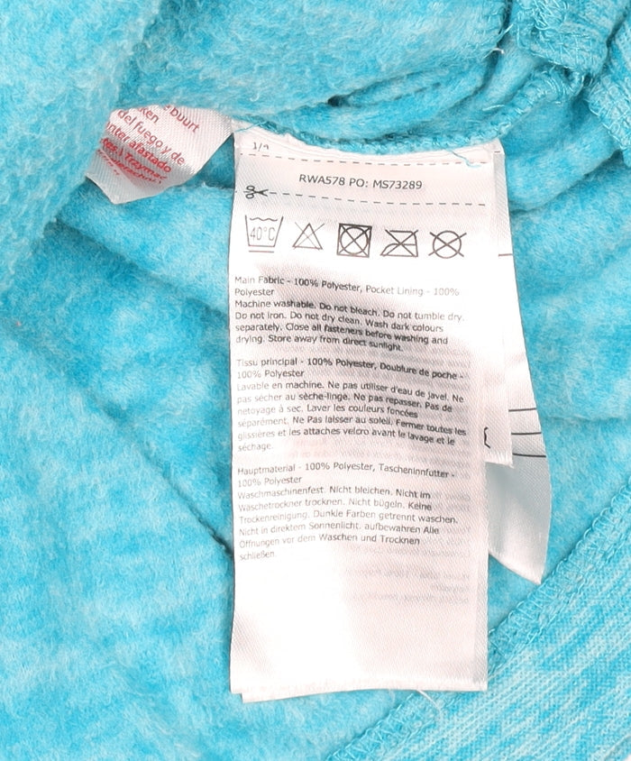 Regatta Women Blue Full Zip Track Jacket Size 14 Outdoor Fleece