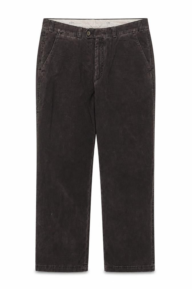 Oakman Men's Brown Chino Trousers 36R 100% Cotton Straight Leg